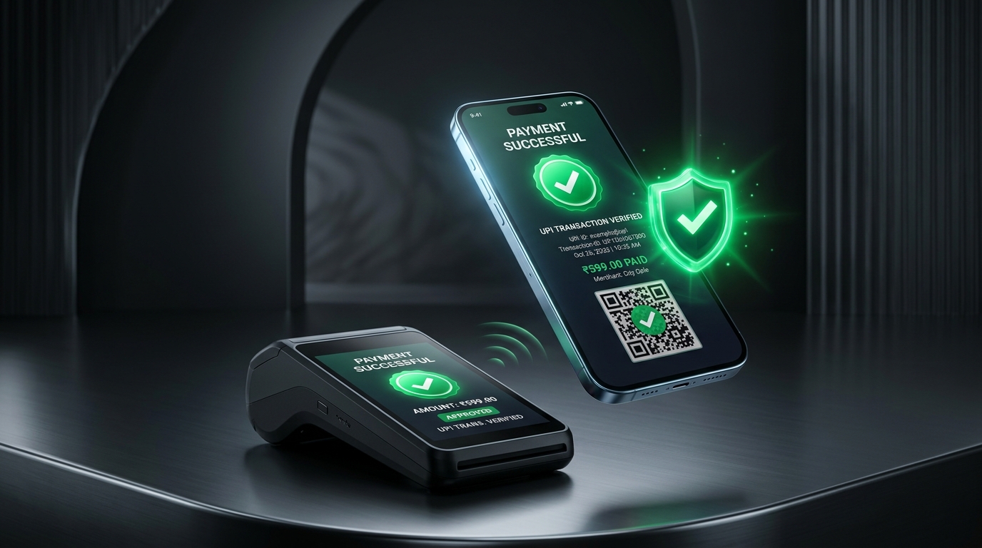 3D Instant UPI Payment Confirmation